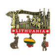 Suvenyrinis magnetas Lithuania Vilnius